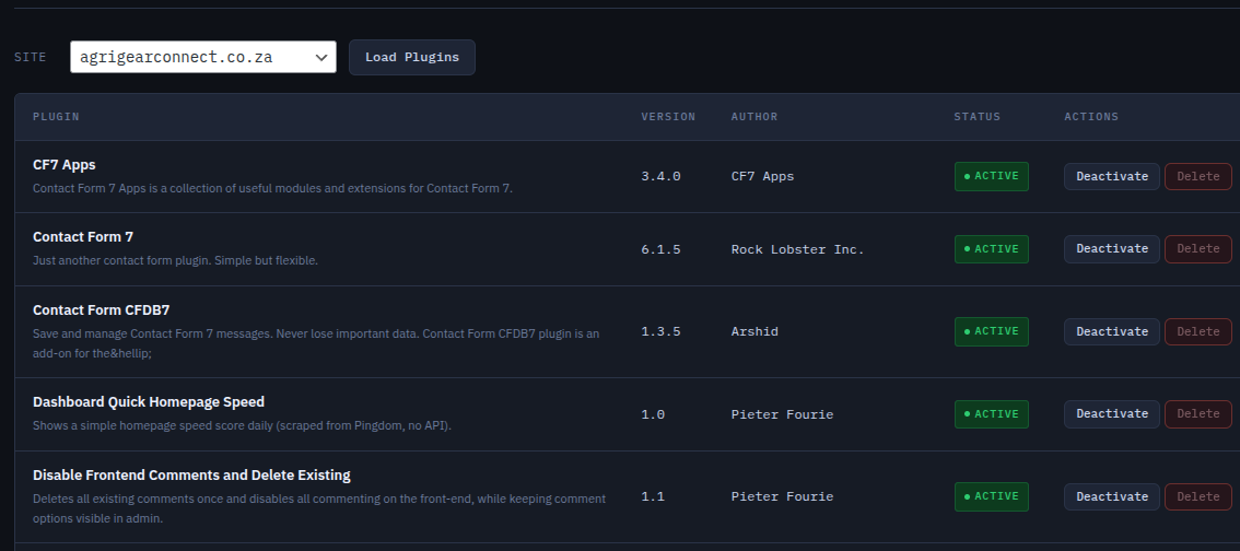 Screenshots 3 mywp master plugins