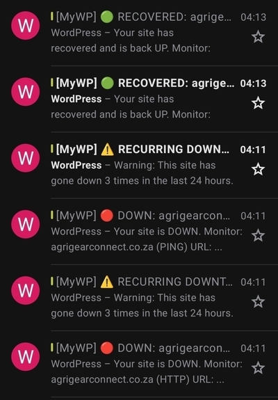 Screenshots 1 up recurring down 1